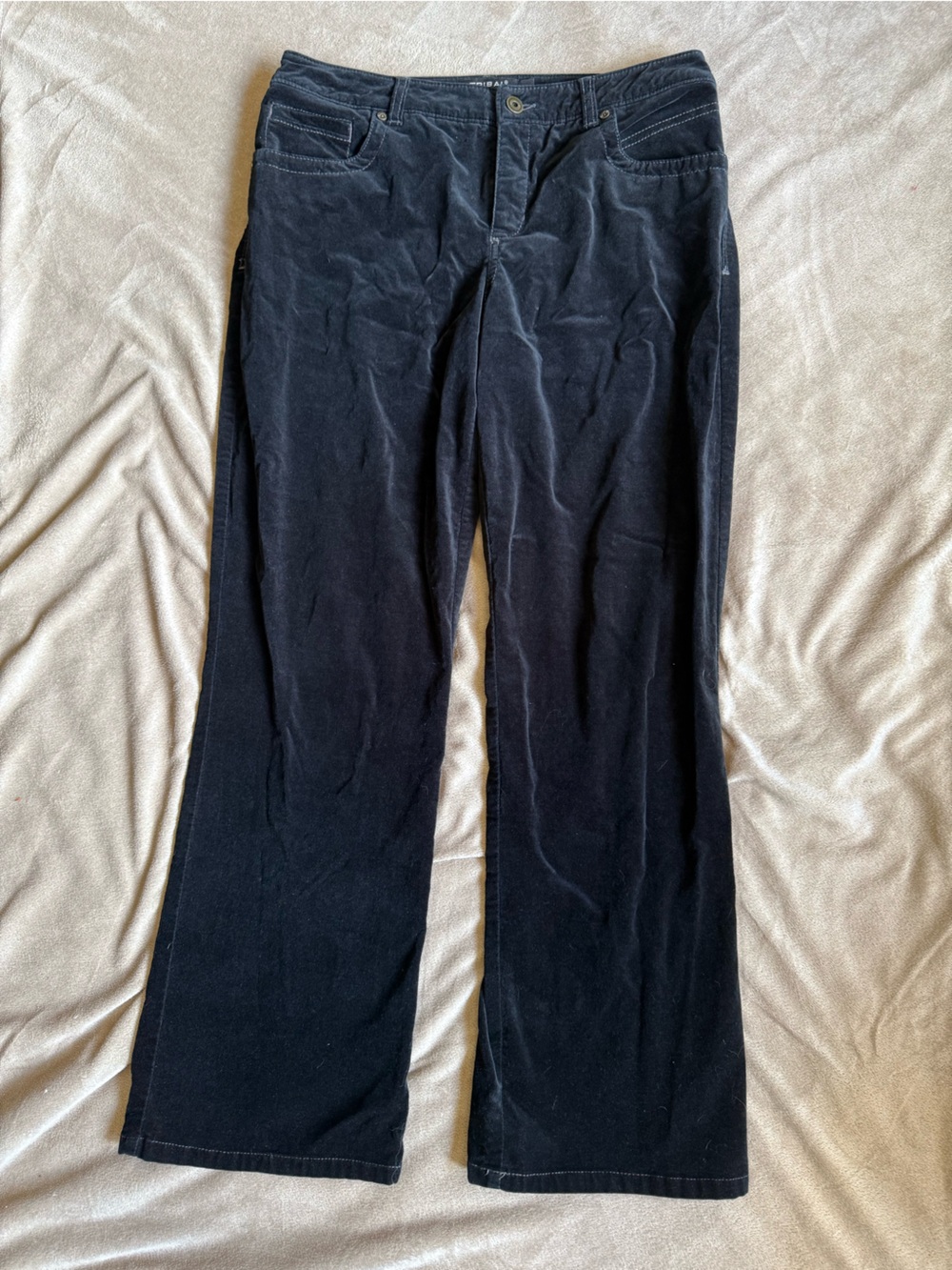 Tribal Black Velvet Jeans - Classic Fit - Picture 2 of 7